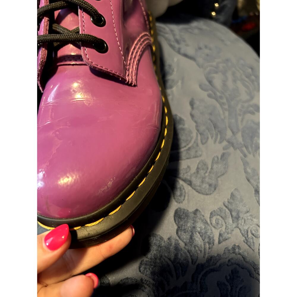 Dr Martens Bright Purple 1460 Boots Size 7/EU 38 - Picture 5 of 9